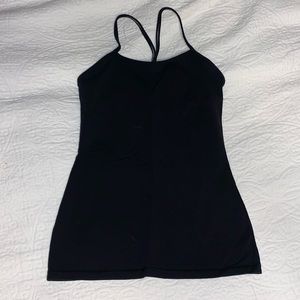 Lululemon Power Y Tank in Black - Size 6
